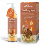 Produkt VitalBoost 4in1. Flasche und Produktkarton