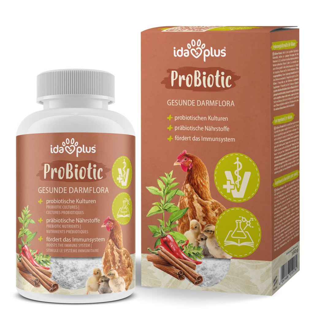 Produkt ProBiotic, Dose und Produktkarton