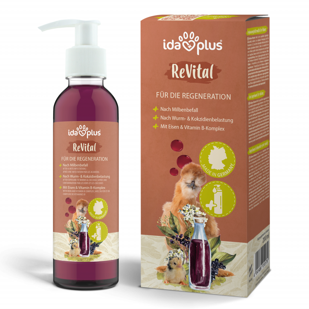 Produktbild Ida Plus ReVital für die Regeneration von Hühnern und anderem Geflügel.