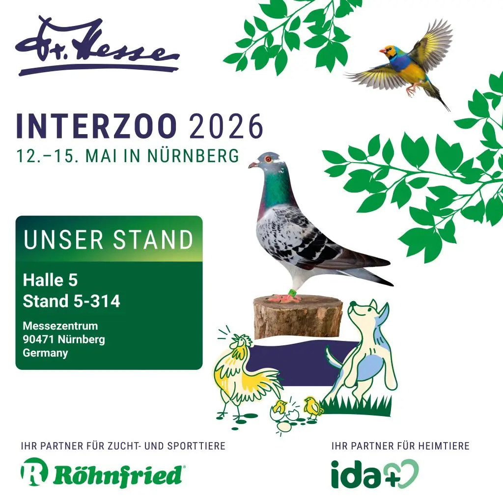 Wir sind bei der Interzoo 2026 dabei